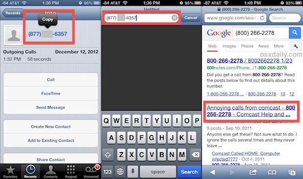 Find out who called you on an iPhone quickly