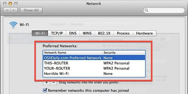 List of past wi-fi networks