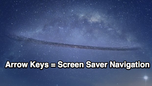 navigate-photo-screen-savers-os-x Navigate within Photo Screen Savers of OS X