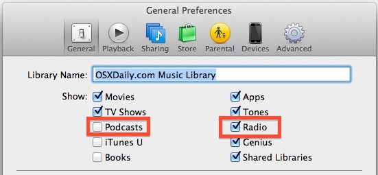 show-podcasts-radio-itunes Show Podcasts and Streaming Radio in iTunes again