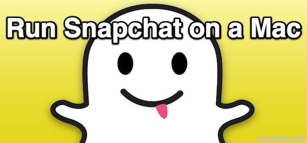 Snapchat on Mac