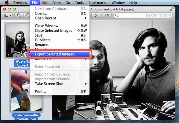 batch-convert-image-files-mac Batch convert image files in Mac OS X with Preview