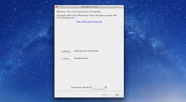 Redsn0w iOS 6.1 jailbreak