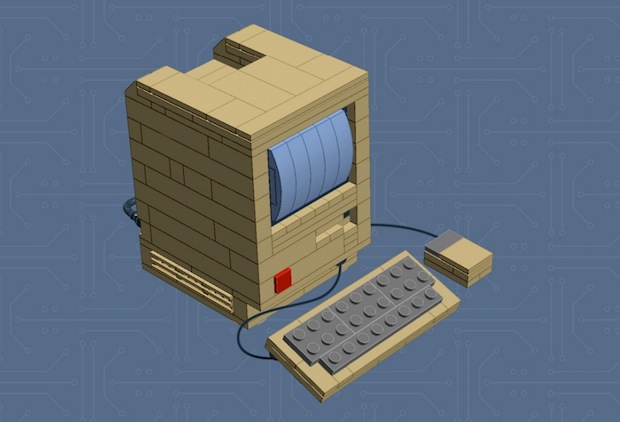 LEGO Mac 128k instructional build guide