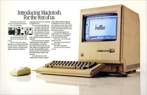 Original Macintosh print ad