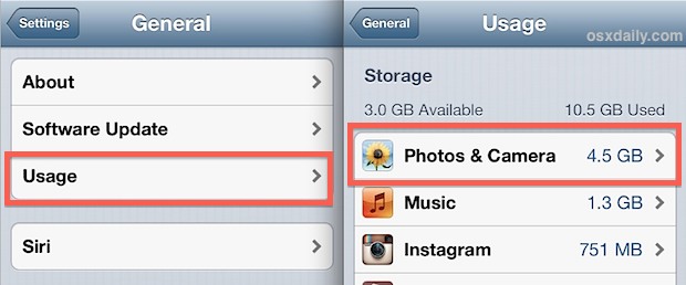 photo-storage-space-ios Checking the Photo storage size in iOS