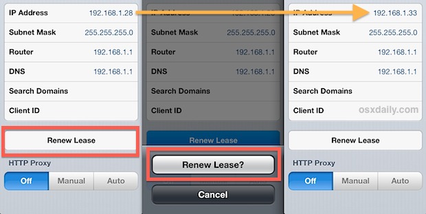 renew-dhcp-lease-new-ip-ios Renew a DHCP lease and get a new IP address in iOS