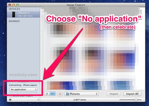 stop-iphoto-launching-automatically Stop iPhoto launching automatically when Iphone connected