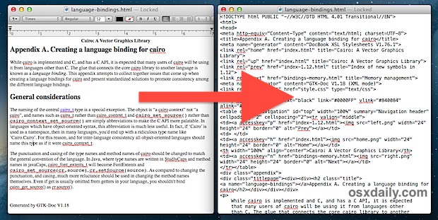 view-html-source-textedit View HTML Source with TextEdit