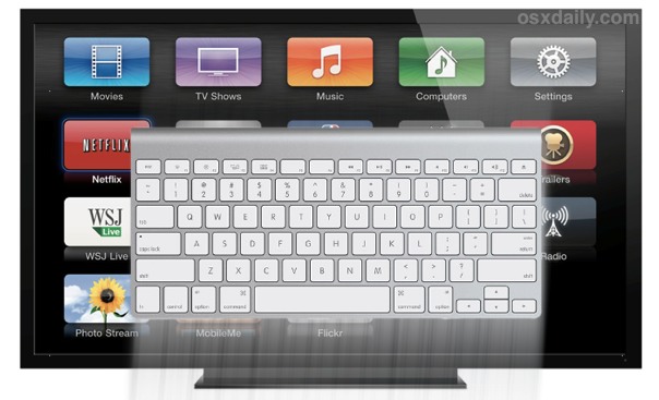 wireless-keyboard-apple-tv Use a Wireless keyboard with Apple TV