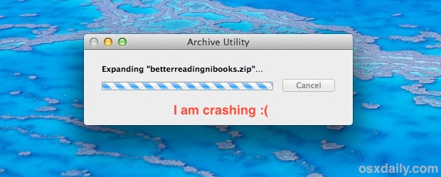 fix for when Archive Utility is not working 