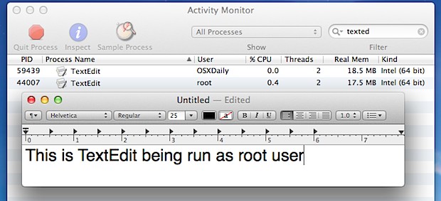 gui-app-root-user-mac-os-x GUI application running as root user in Mac OS X