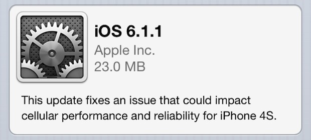 ios-6-1-1 iOS 6.1.1