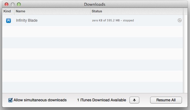 Stop a download in iTunes