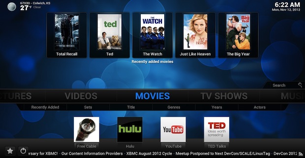 xbmc-apple-tv XBMC can run on Apple TV 2