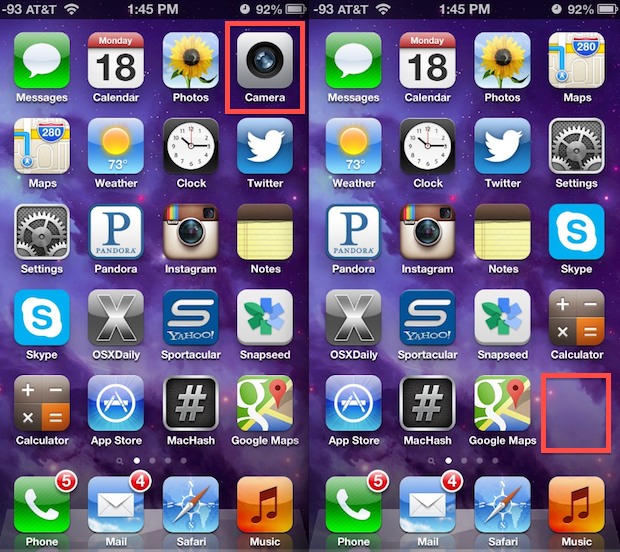 camera-disabled-iphone Camera disabled and removed from the iPhone home screen
