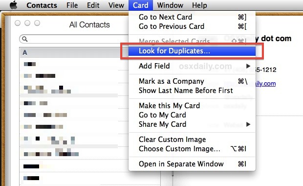 Find and fix duplicates in the Contacts app