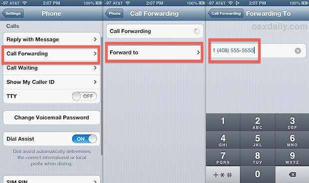 forward-calls-iphone Forward calls on the iPhone