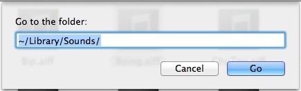 Go To Sounds folder 