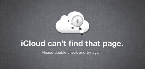 icloud-page-not-found iCloud page not found error