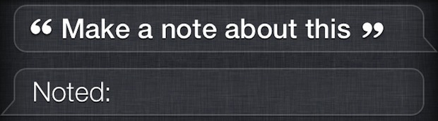 make-a-note-siri Make a note with Siri