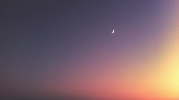moon-sunset The Moon at sunset