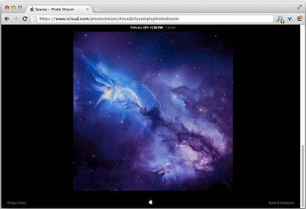 photo-stream-sample-website Photo Stream sample website