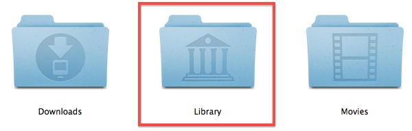 Show the Library folder always
