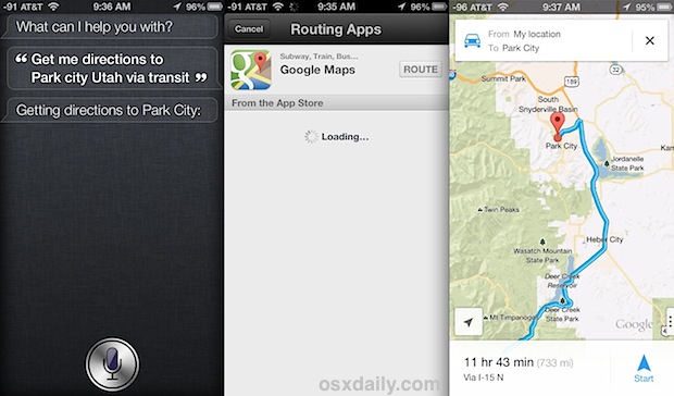 siri-directions-from-google Siri Directions from Google Maps