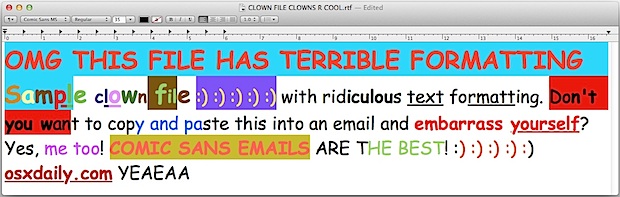 text-styling-formatting Strip text styling and font formatting