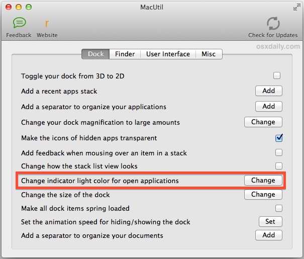 change-dock-indicator-colors-mac Change the Dock Indicator Colors with macUtil