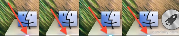 change-dock-indicator-light-color-mac-os-x Change the Dock Indicator Lights color in Mac OS X