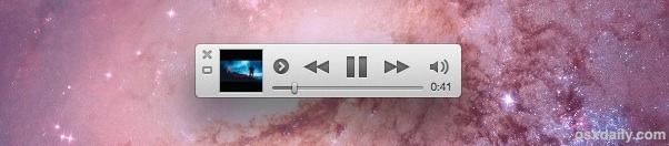 micro-player-itunes The new iTunes MiniPlayer