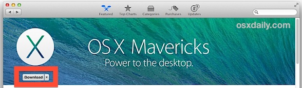 Re-Download OS X Mavericks Installer