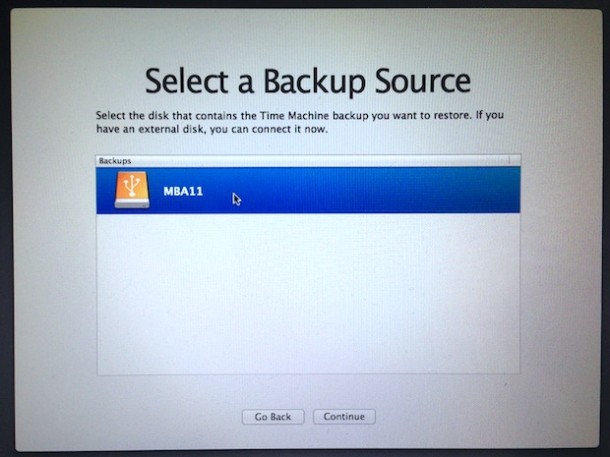 selecting-time-machine-source-for-downgrade-osx