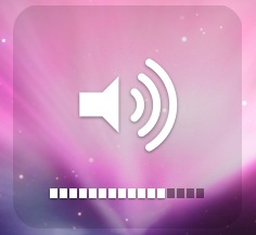 mac sound volume indicator