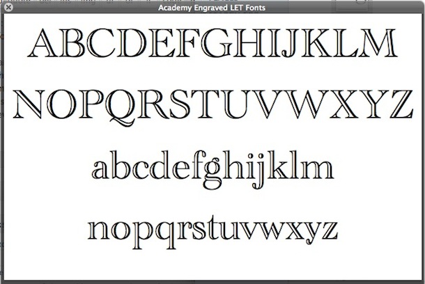 mac font preview