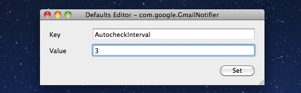 изменить интервал времени проверки электронной почты для уведомлений Gmail