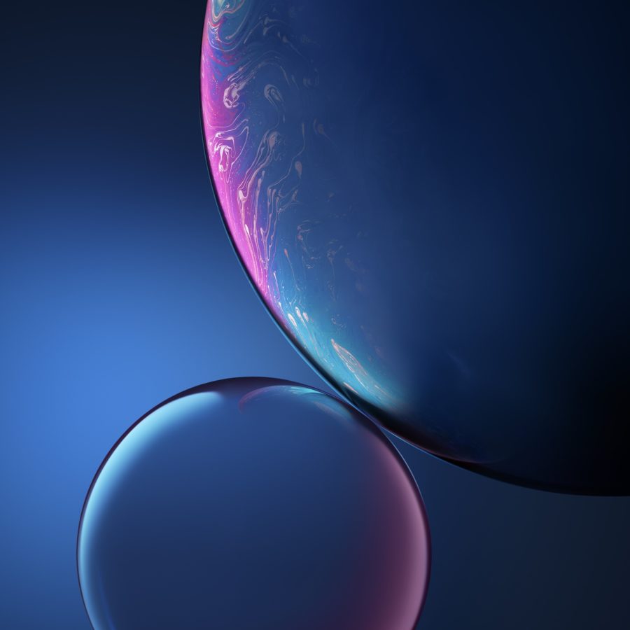Grab the 12 iPhone XR Wallpapers of Bubble Colors
